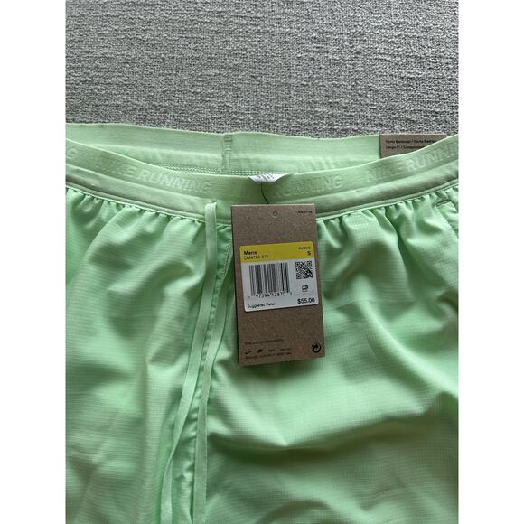 Nike Stride Dri-FIT 5" 2-in-1 Running Shorts Men's Small Green NEW - Picture 3 of 8
